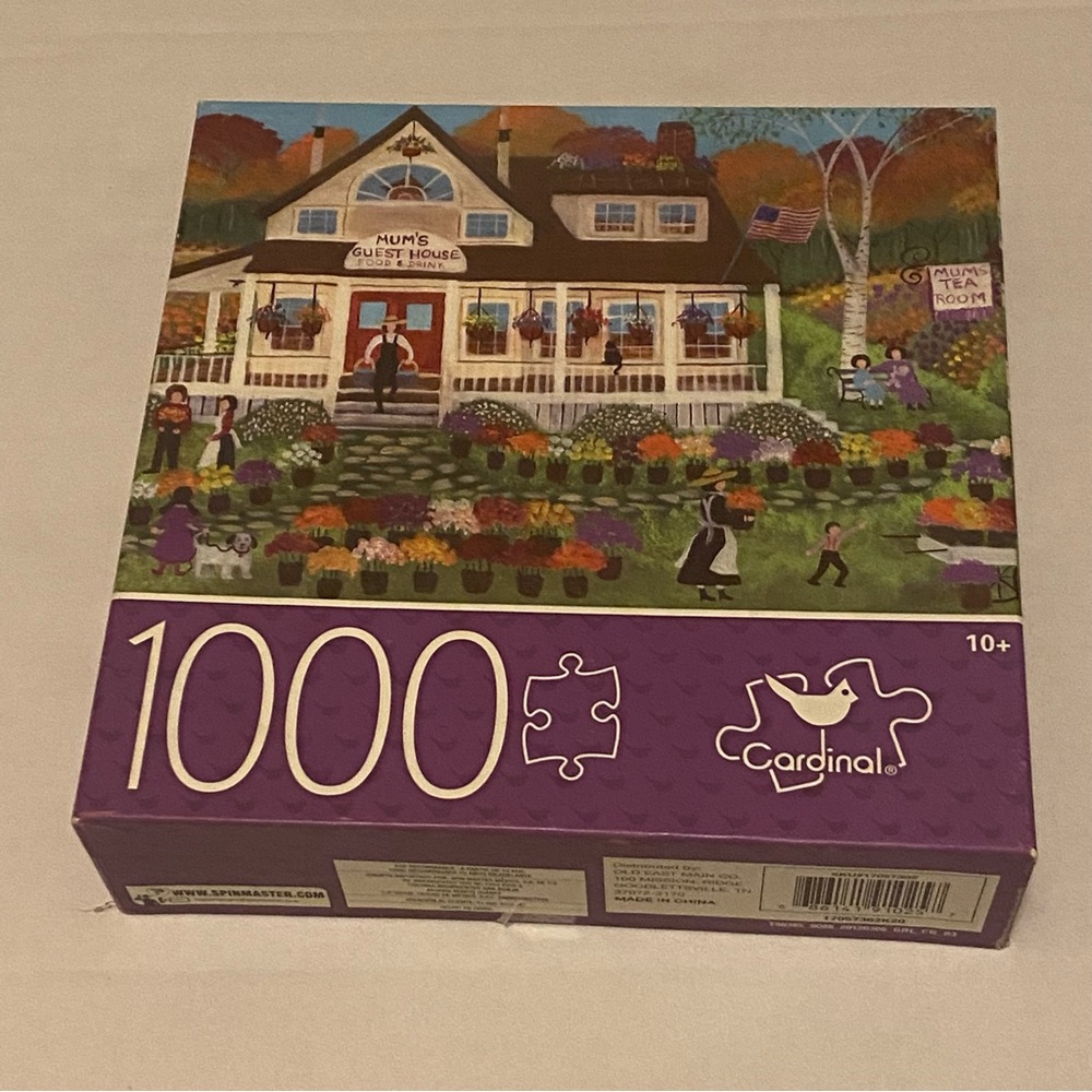Cardinal 1000 Piece Puzzle Mum’s Guest House & Tea Room Autumn Theme
